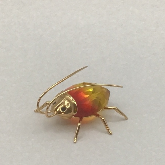 SWAROVSKI PARADISE BUGS OBJECT MEDIUM BEETLE AMAZAR FIRE-OPAL 250475 NIB - Picture 6 of 8